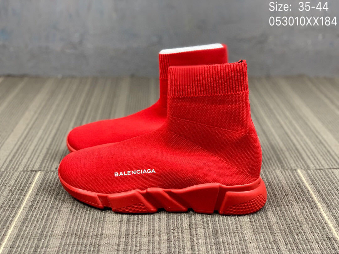 Balenciaga Speed 2.0 Sneaker in red recycled knit Product ID 617196W2DB10090